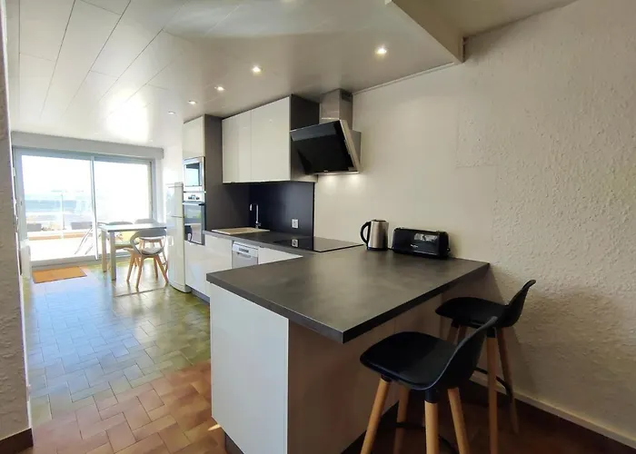 T2 à Balaruc-les-bains, Vue Sur L'étang, Climatisé, Parking Privé, Wifi - Fr-1-503-142 Appartamento